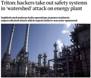 One of the most potentially dangerous cyberattacks on industrial infrastructure - the Triton Malware Attack